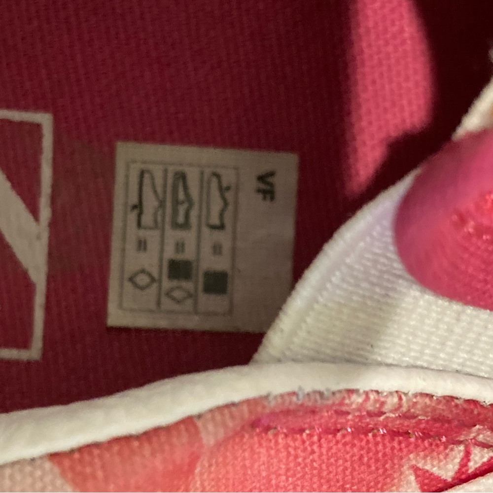 Vans Pink Graphic Slip-On Sneakers - Picture 7 of 9
